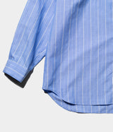 STILL BY HAND "SH09261" Cotton ramie band collar shirt