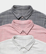 MITTAN "SH-157" OC 다색 슬라브 반소매 셔츠