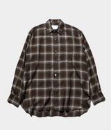 SSSTEIN 26SS "LY/VIS CHECK OVERSIZED LS SHIRT"