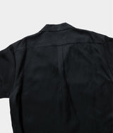 SSSTEIN 26SS "VIS/LI BRIGHT TWILL OVERSIZED OPEN COLLAR SS SHIRT"