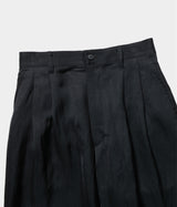 SSSTEIN 26SS "VIS/LI BRIGHT TWILL WIDE EASY TROUSERS"