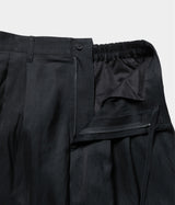 SSSTEIN 26SS "VIS/LI BRIGHT TWILL WIDE EASY TROUSERS"