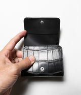 PETROSOLAUM "mountain fold wallet crocodile"