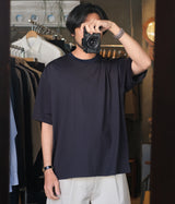 STILL BY HAND "CS05261" Knitted rib t-shirt