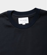 STILL BY HAND "CS05261" Knitted rib t-shirt