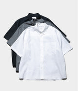 STILL BY HAND "SH08261" Half sleeve cotton shirt