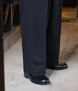A.PRESSE 2026 Style1 "Wool Rayon Wide Trousers"