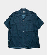 YOKE 26SS "Vintage Pattern Printed Open Collar Shirt"