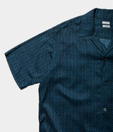YOKE 26SS "Vintage Pattern Printed Open Collar Shirt"