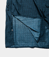 YOKE 26SS "Vintage Pattern Printed Open Collar Shirt"