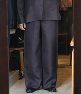 seya. "DOUBLE FACE RELAX PANTS/LEGACY LINEN"