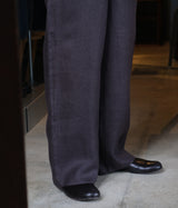 seya. "DOUBLE FACE RELAX PANTS/LEGACY LINEN"