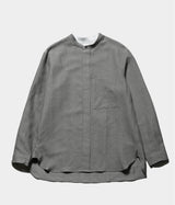 seya. "RIVERMAN OVERSHIRT/KERSEY CHAMBRAY LINEN"