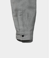 seya. "RIVERMAN OVERSHIRT/KERSEY CHAMBRAY LINEN"