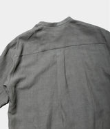 seya. "RIVERMAN OVERSHIRT/KERSEY CHAMBRAY LINEN"