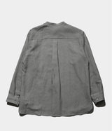 seya. "RIVERMAN OVERSHIRT/KERSEY CHAMBRAY LINEN"