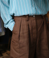 NEAT "Spence Bryson Linen Cargo Shorts"