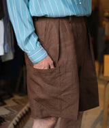 NEAT "Spence Bryson Linen Cargo Shorts"