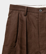 NEAT "Spence Bryson Linen Cargo Shorts"