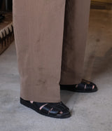 A.PRESSE 2026 Style1 "Linen Rayon Wide Trousers"