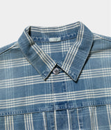 A.PRESSE 2026 Style1 "No.213 Indigo Palaka Denim Jacket"