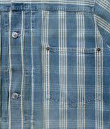 A.PRESSE 2026 Style1 "No.213 Indigo Palaka Denim Jacket"