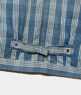 A.PRESSE 2026 Style1 "No.213 Indigo Palaka Denim Jacket"