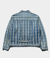 A.PRESSE 2026 Style1 "No.213 Indigo Palaka Denim Jacket"
