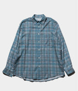 YOKE 26SS "Printed Plaid Cotton Twill Shirt"
