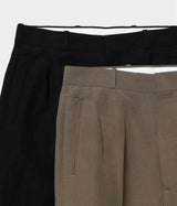 A.PRESSE 2026 Style1 "Linen Rayon Wide Trousers"
