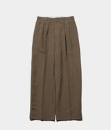 A.PRESSE 2026 Style1 "Linen Rayon Wide Trousers"