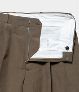 A.PRESSE 2026 Style1 "Linen Rayon Wide Trousers"