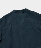 A.PRESSE 2026 Style1 "Vintage Silk Linen Open Collar Shirt"