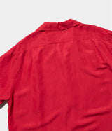 A.PRESSE 2026 Style1 "Vintage Silk Linen S/S Open Collar Shirt"