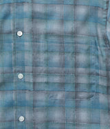 YOKE 26SS "Printed Plaid Cotton Twill Shirt"