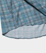 YOKE 26SS "Printed Plaid Cotton Twill Shirt"