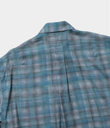 YOKE 26SS "Printed Plaid Cotton Twill Shirt"