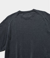 STILL BY HAND "KN03262" Short sleeve knit pullover