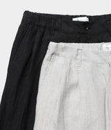 STILL BY HAND "PT08262" Linen wide pants