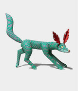 OAXACA WOOD CARVING "コヨーテ(イサイアス・ヒメネス作)"