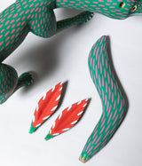 OAXACA WOOD CARVING "コヨーテ(イサイアス・ヒメネス作)"