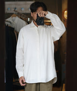 MAATEE&SONS "SEMI WIDE SPREAD SHIRTS 極HEMP SILK"