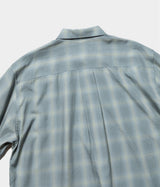 YOKE 26SS "OMBRE PLAID REGULAR COLLAR SHIRT"