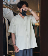 MAATEE&SONS "S/S HANDKERCHIEF SHIRTS tattersall"