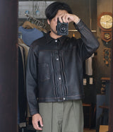 A.PRESSE 2026 Style2 "Vintage Leather 1st Type Jacket"
