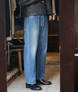A.PRESSE 2026 Style2 "Washed Denim Wide Pants"