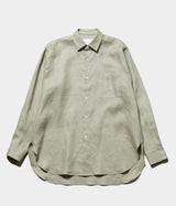 SSSTEIN 26AW "LIGHT LINEN OVERSIZED LS SHIRT"