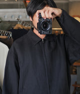 SSSTEIN 26AW "SILK LINEN TWILL LIGHT ZIP JACKET"