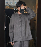 seya. "VOYAGE OVERSHIRT / MELON DOBBY"
