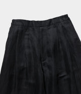 SSSTEIN 26AW "SILK LINEN TWILL WIDE EASY TROUSERS"